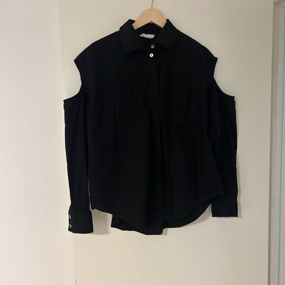 Marcella Downtown Boyfriend Shirt – Black, Size XS